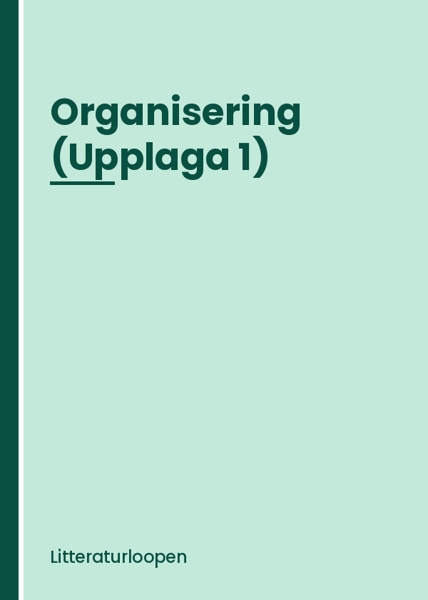 organisering Organisering (Upplaga 1)