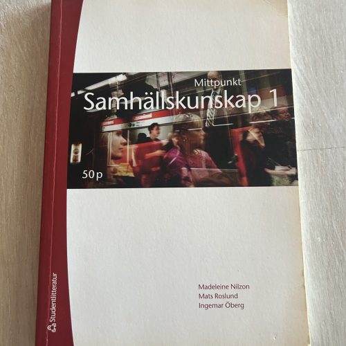 0485b430-584c-4da5-82c2-ce164632c2e7 Mittpunkt Samhällskunskap 1 50 p (Upplaga 4)