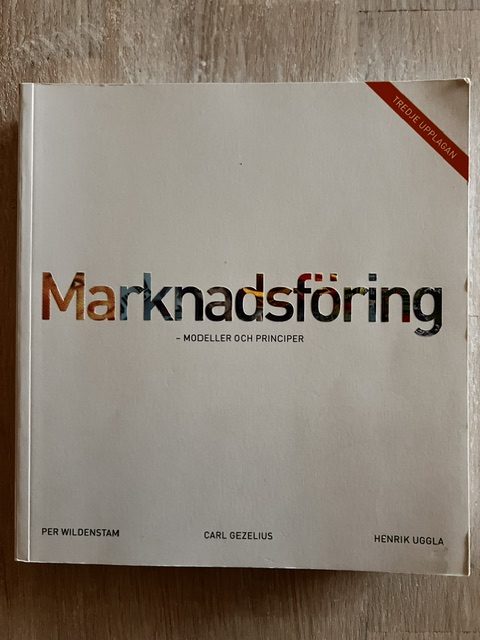 Marknadsföring : modeller och principer (Upplaga 3)